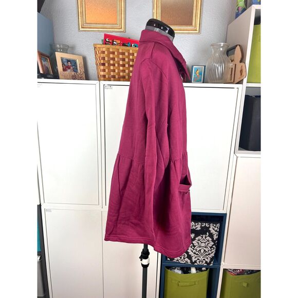 NEW Blair Burgundy Sweater Jacket - Picture 3 of 6